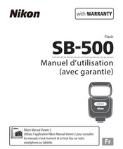 Nikon SB-500 Manuel D'utilisation