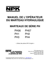 NPK PH1 Manuel De L'opérateur
