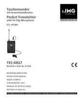 Monacor International IMG STAGELINE TXS-606LT Mode D'emploi