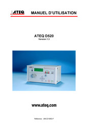 ATEQ D520 Manuel D'utilisation