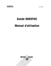 Mettler Toledo THORNTON Sonde 5000TOC Manuel D'utilisation