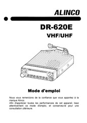 Alinco DR-620E Mode D'emploi