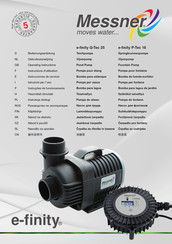 Messner e-finity P-Tec 18 Instructions D'utilisation