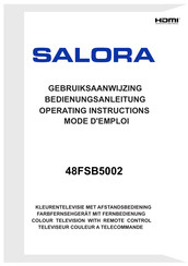 Salora 48FSB5002 Mode D'emploi