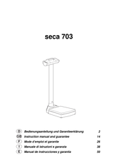 Seca 703 Mode D'emploi Et Garantie