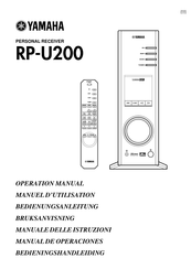 Yamaha RP-U200 Manuel D'utilisation