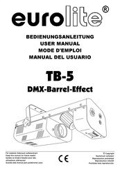EuroLite TB-5 Mode D'emploi