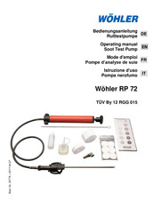 Wohler RP 72 Mode D'emploi