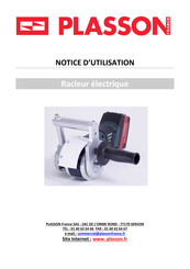 Plasson Metabo Notice D'utilisation