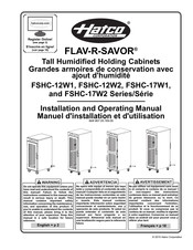 Hatco FLAV-R-SAVOR FSHC-12W1 Manuel D'installation Et D'utilisation
