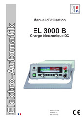 Elektro-Automatik EL 3000 B Manuel D'utilisation