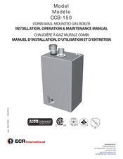 ECR International CCB-150 Manuel D'installation, D'utilisation Et D'entretien