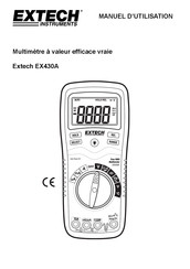 Extech Instruments EX430A Manuel D'utilisation