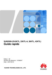Huawei SUN2000 29.9KTL Guide Rapide