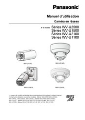 Panasonic WV-U2500 Série Manuel D'utilisation