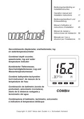 Vetus COMBI4 Manuel D'utilisation Et Instructions D'installation