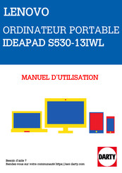 Lenovo IDEAPAD S530-13IWL Manuel D'utilisation
