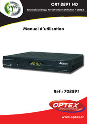 Optex ORT 8891 HD Manuel D'utilisation