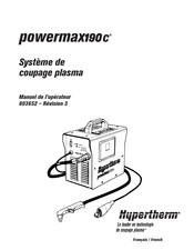 Hypertherm powermax190c Manuel De L'opérateur