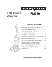 Fantom FM740 Mode D'emploi