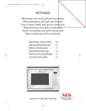 Electrolux MCC4060E Notice D'utilisation