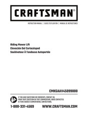 Craftsman CMKGAAV45099000 Guide D'utilisation