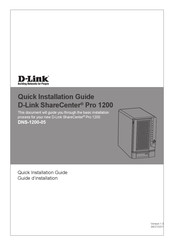 D-Link ShareCenter Pro 1200 Guide D'installation