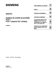Siemens SIMATIC PCS 7 Instructions D'utilisation