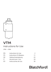 Blatchford VTM4 Instructions D'utilisation
