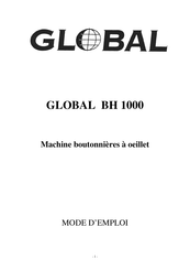 Global BH 1000 Mode D'emploi