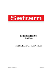 SEFRAM DAS240 Manuel D'utilisation