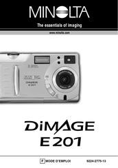 Minolta Dimage E201 Mode D'emploi