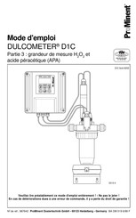 Prominent DULCOMETER D1C Mode D'emploi