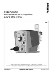 ProMinent Beta b BT4b Guide D'utilisation