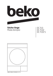 Beko DC 7132 S Mode D'emploi