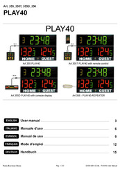 Favero 355T Mode D'emploi