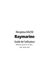 Raymarine AIS250 Guide De L'utilisateur