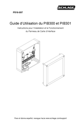 Schlage PIB301 Guide D'utilisation