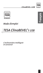 TESA ClinoBEVEL 1 USB Mode D'emploi