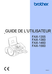 Brother FAX-1355 Guide De L'utilisateur