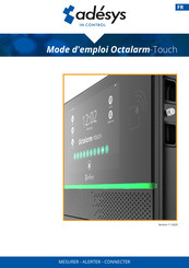 Adesys Octalarm-Touch Mode D'emploi