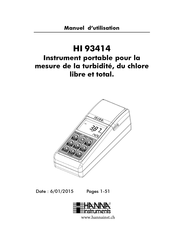 Hanna Instruments HI 93414 Manuel D'utilisation