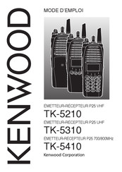 Kenwood TK-5410 Mode D'emploi