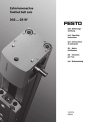 Festo DGE-ZR-RF Série Notice D'utilisation