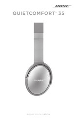 Bose QUIETCOMFORT 35 Notice D'utilisation