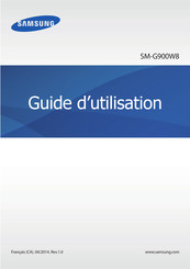 Samsung SM-G900W8 Guide D'utilisation