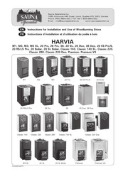Harvia 36 Duo Instructions D'installation Et D'utilisation