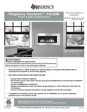 Regency Fireplace Products Horizon HZ30E-NG10 Guide D'installation Et D'utilisation