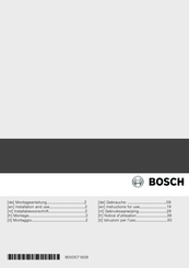 Bosch PIA6 T1 Série Manuel De Montage