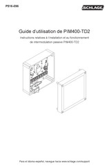 Schlage PIM400-TD2 Guide D'utilisation